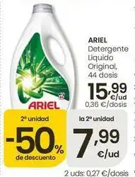 Eroski Ariel - detergente liquido original oferta