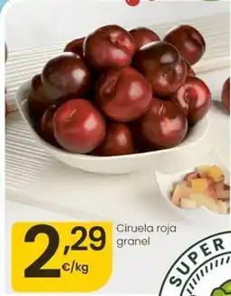 Eroski Ciruela roja granel oferta
