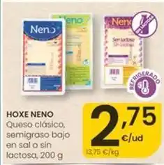 Eroski Hoxe neno - queso clasico oferta