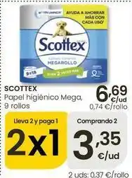 Eroski Scottex - papel higienico mega oferta