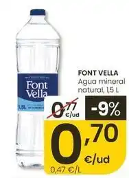 Eroski Font vella - agua mineral natural oferta