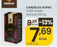 Eroski Candelas supra - cafe moído natural oferta