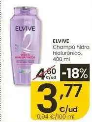 Eroski Elvive - champu hidra hialuronico oferta