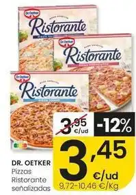 Eroski Dr oetker - pizzas ristorante señalizadas oferta