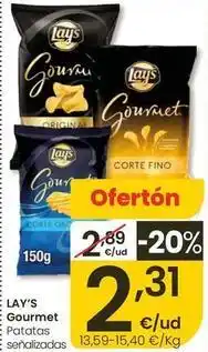 Eroski Lay's - gourmet patatas oferta