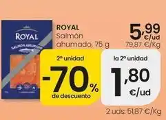 Eroski Royal - salmon ahumado oferta