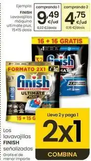 Eroski Finish - lavavajillas maquina ultimate plus oferta