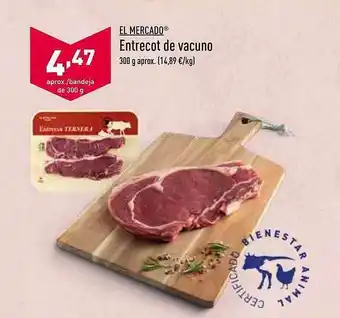 ALDI El Mercado Entrecot De Vacuno oferta