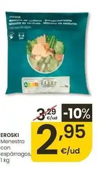 Eroski Eroski - menestra con esparragos oferta