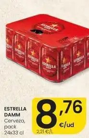 Eroski Estrella damm - cerveza oferta