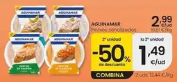 Eroski Aguinamar - pintxos senalizados oferta