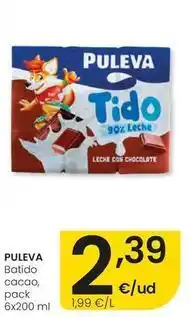 Eroski Puleva - batido cacao oferta