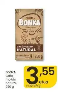 Eroski Bonka - cafe molido natural oferta