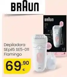 Eroski Braun - depiladora sepil5 se5-011 flamingo oferta