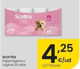Eroski Scottex - papel higienico original oferta