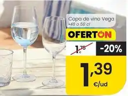 Eroski Vega - copa de vino oferta