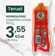 Eroski Monrealense - longaniza curada oferta