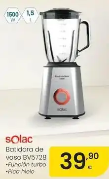 Eroski Solac - batidora de vaso bv5728 oferta