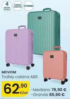 Eroski Movom - trolley cabina abs oferta