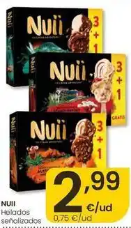 Eroski Nuii - helados senalizados oferta