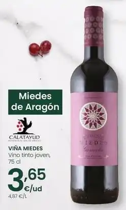 Eroski Viña miedes - vino tinto joven oferta