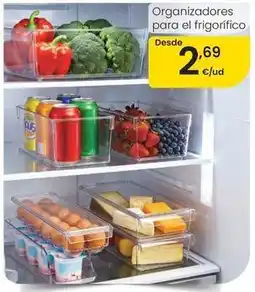 Eroski Organizadores para el frigorifico oferta