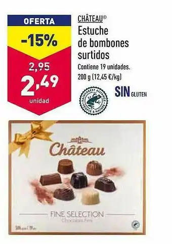 ALDI Château Estuche De Bombones Surtidos oferta