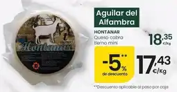 Eroski Hontanar - queso cabra tierno mini oferta