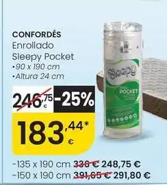 Eroski Confordés - enrollado sleepy pocket oferta