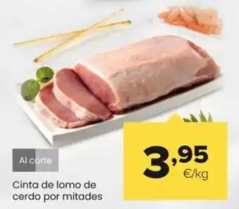 Autoservicios Familia Cinta de lomo de cerdo por mitades oferta