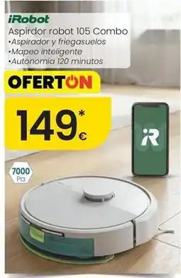 Eroski Irobot - aspirador robot 105 combo oferta