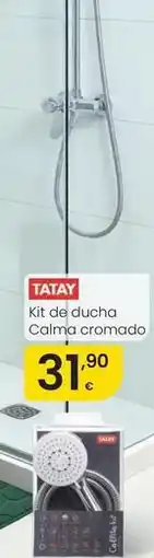 Eroski Tatay - kit de ducha calma cromado oferta