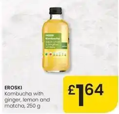 Eroski Eroski - kombucha with ginger, lemon and matcha oferta
