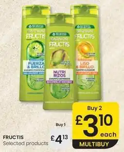Eroski Garnier - fructis selected products oferta