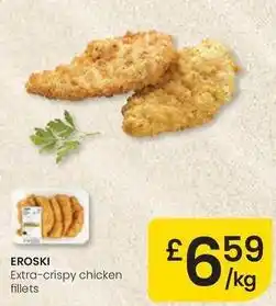 Eroski Eroski - extra-crispy chicken fillets oferta