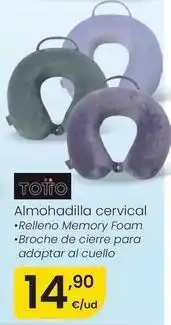 Eroski Totto - almohadilla cervical oferta
