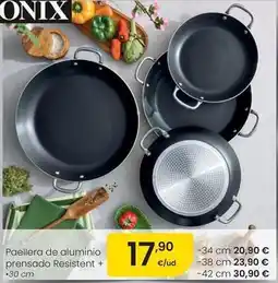 Eroski Onix - paellera de aluminio prensado resistent + oferta