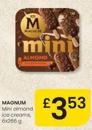Eroski Magnum - mini almond ice creams oferta
