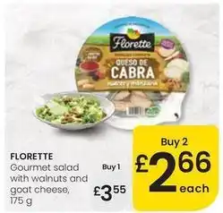 Eroski Florette - gourmet salad with walnuts and goat cheese oferta