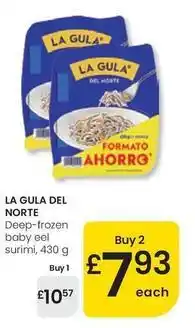 Eroski La gula del norte - deep-frozen baby el surimi oferta