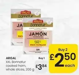 Eroski Argal - xxl bonnatur cooked ham oferta