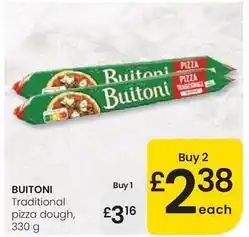 Eroski Buitoni - traditional pizza dough oferta