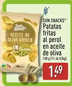 ALDI Sun snack - patatas fritas al perol en aceite de oliva oferta