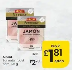 Eroski Argal - bonnatur roast ham oferta