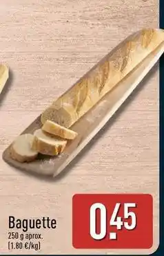 ALDI Baguette 250 g aprox oferta