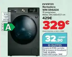 Carrefour Infiniton - lavadora wm-s94adx oferta