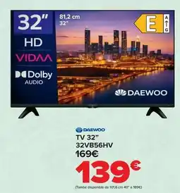 Carrefour Daewoo - tv 32 32vb56hv oferta
