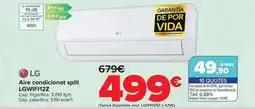 Carrefour Lg - aire acondicionado split lgwifi12z oferta