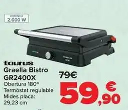 Carrefour Taurus - grill bistro gr2400x oferta