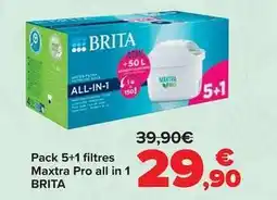 Carrefour Brita - pack 5+1 filtros maxtra pro all in oferta